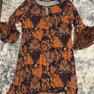 Perseption Vibrant Paisley Dress